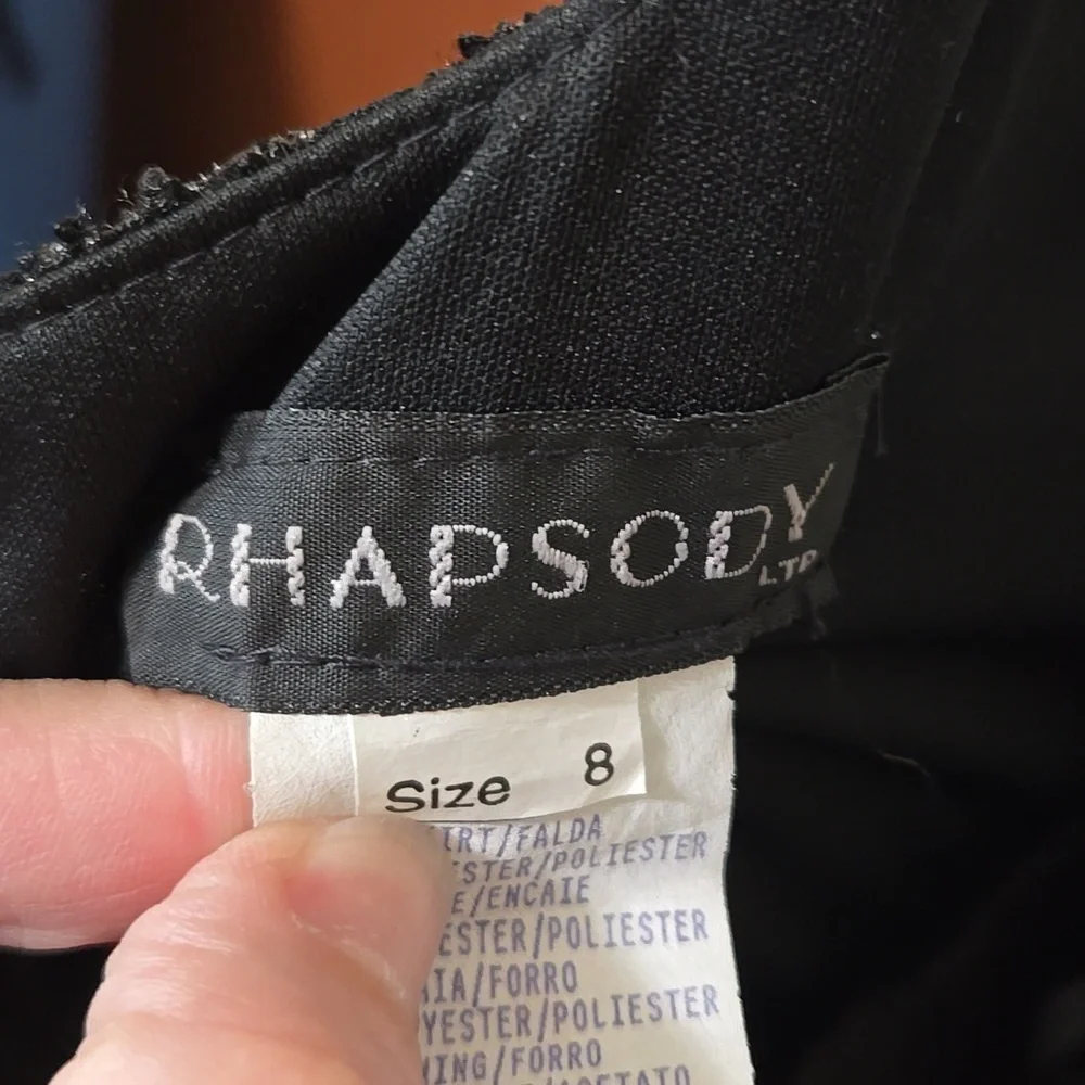 Rhapsody Black Evening Gown - Picture 10 of 10